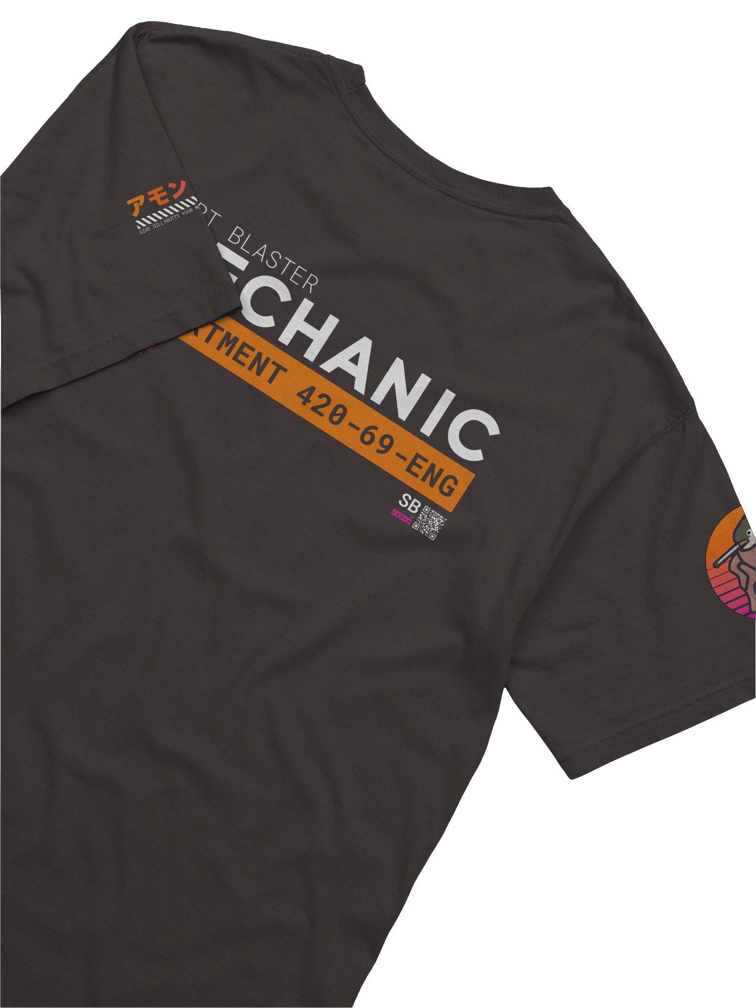 Cyberpunk Sillybutts Megacorp T-Shirt (Brandon Diaz Art) product image (6)