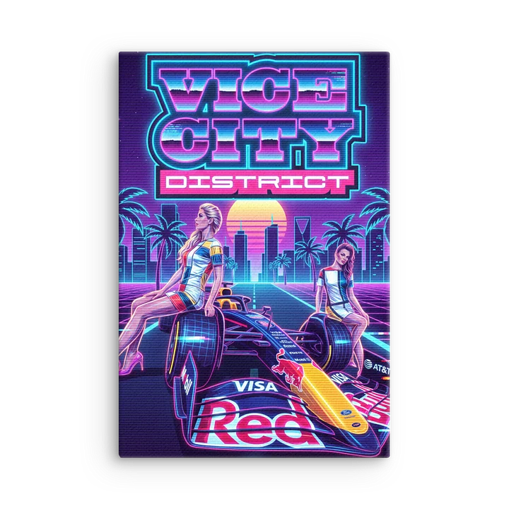 Vice City District Thin Canvas Wall Art product image (5)