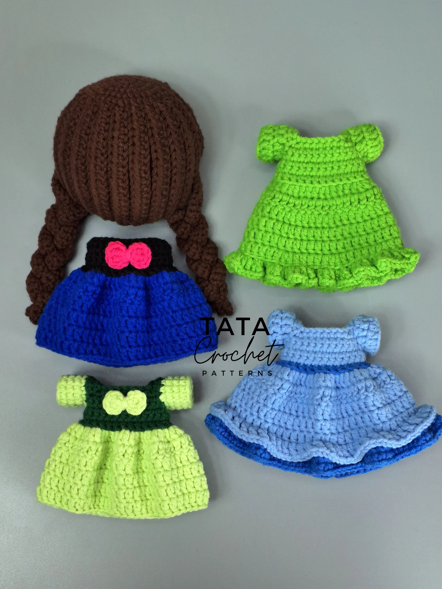 Chibi Doll Amigurumi Crochet Pattern - Bundle 2 | Digital Download PDF product image (6)