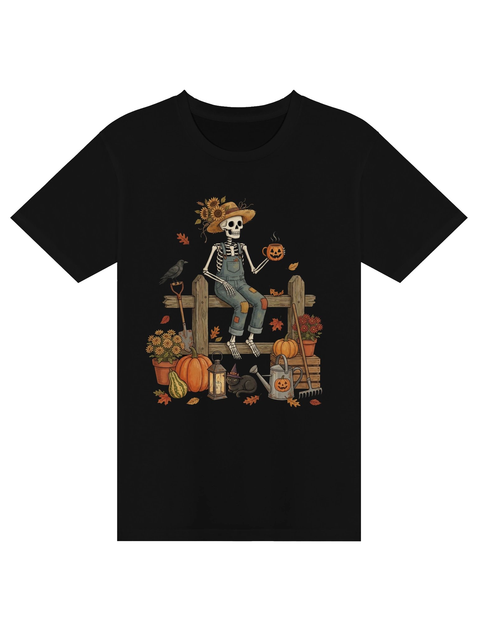 Freshly Planted Skeleton Gardener Halloween T-Shirt product image (1)