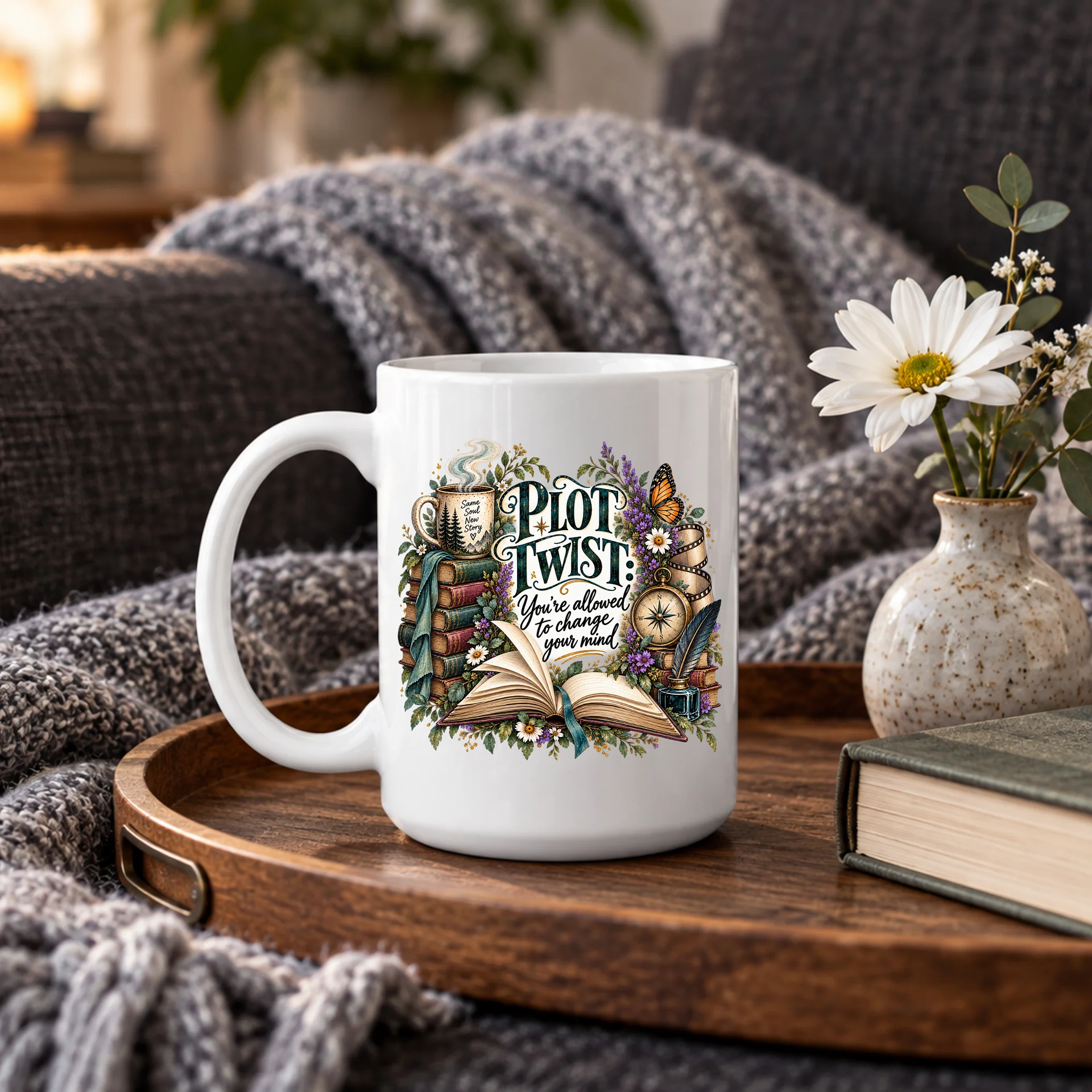 Plot Twist 15 oz Ceramic Mug product image (3)