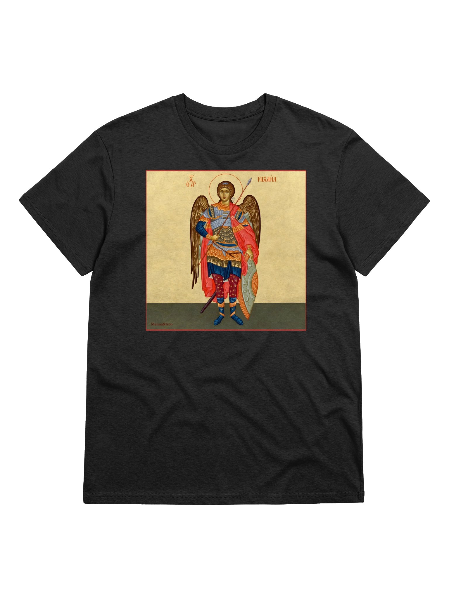 Orthodox Michael The Archangel Icon Tee by Manna & Iron *Organic product image (86)