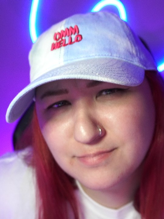 UMM HELLO?? Blue Dad Hat product image (2)