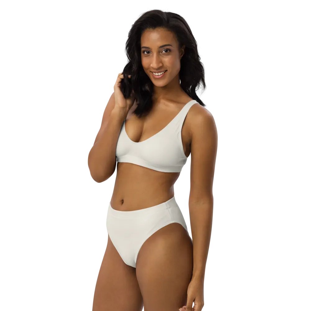 Namaste Cream and Gold High Waisted Bikini product image (10)