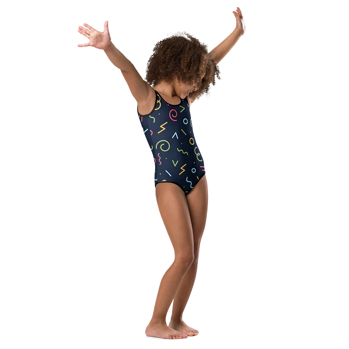 Vibrant Geometric Kids Swimsuit product image (1)