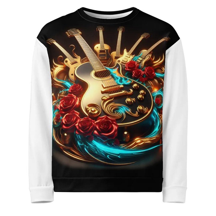 Electric Golden Guitar Dreams - Unisex Sweatshirt #16 product image (1)