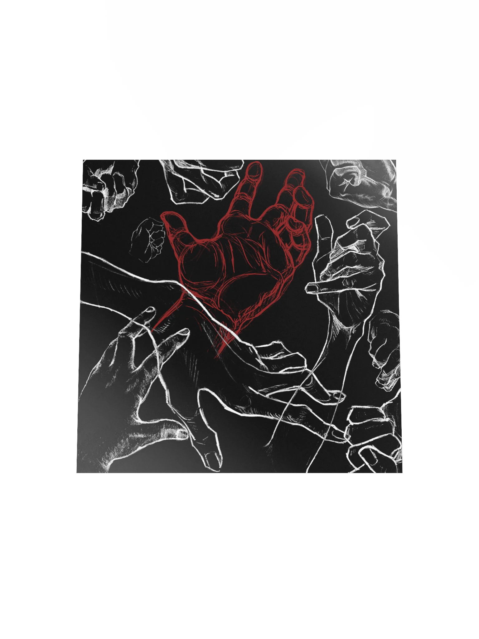 HANDS! No-Text Art Poster product image (18)