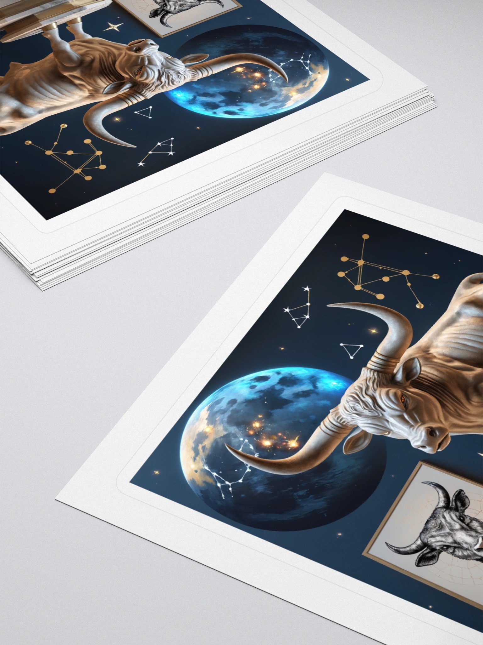Taurus Constellation Bull Kiss Cut Stickers product image (4)