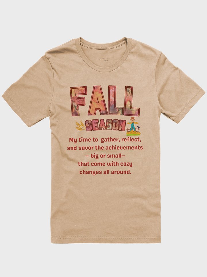 Fall Season – Cozy Wins Reflective T-Shirt (Multiple Colors) product image (1)