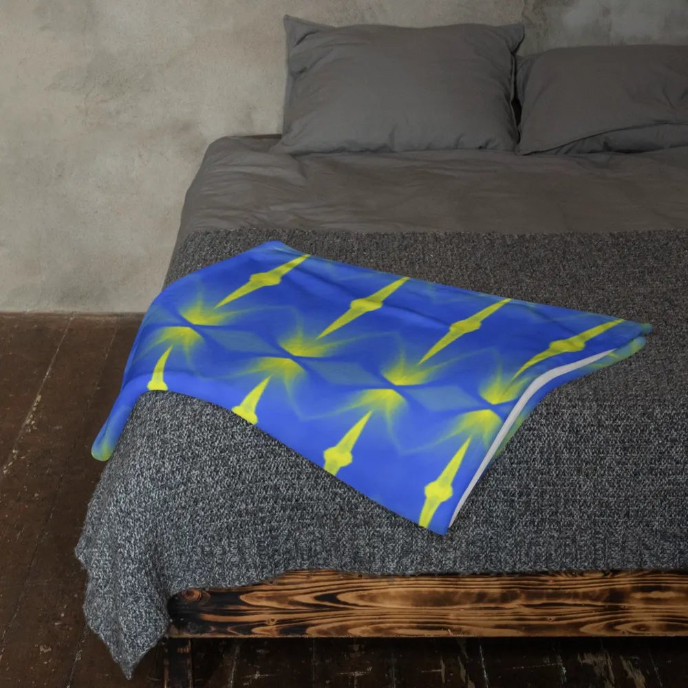 Bold & Bluetiful Vibrant Throw Blanket product image (11)
