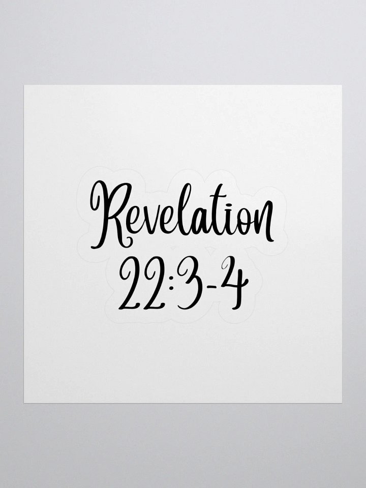 Revelation 22:3-4 product image (3)