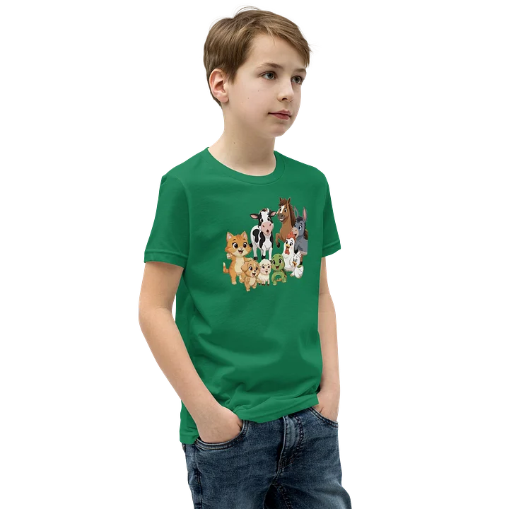 Cute Farm Friends Youth Tee product image (2)