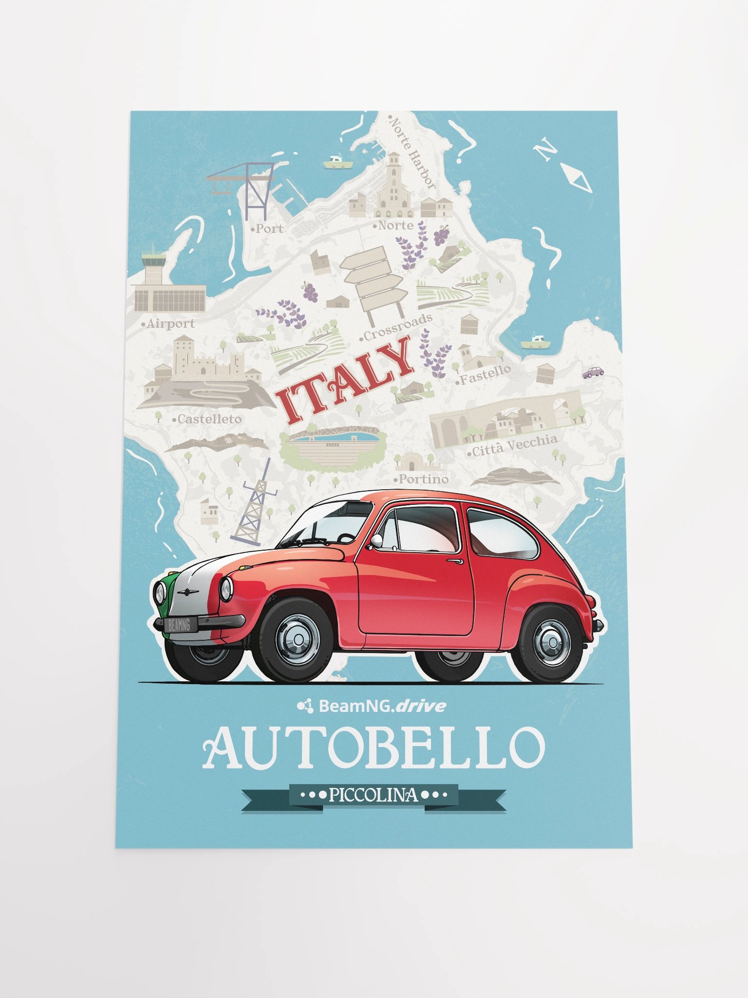 Autobello Piccolina Stylized Poster product image (4)
