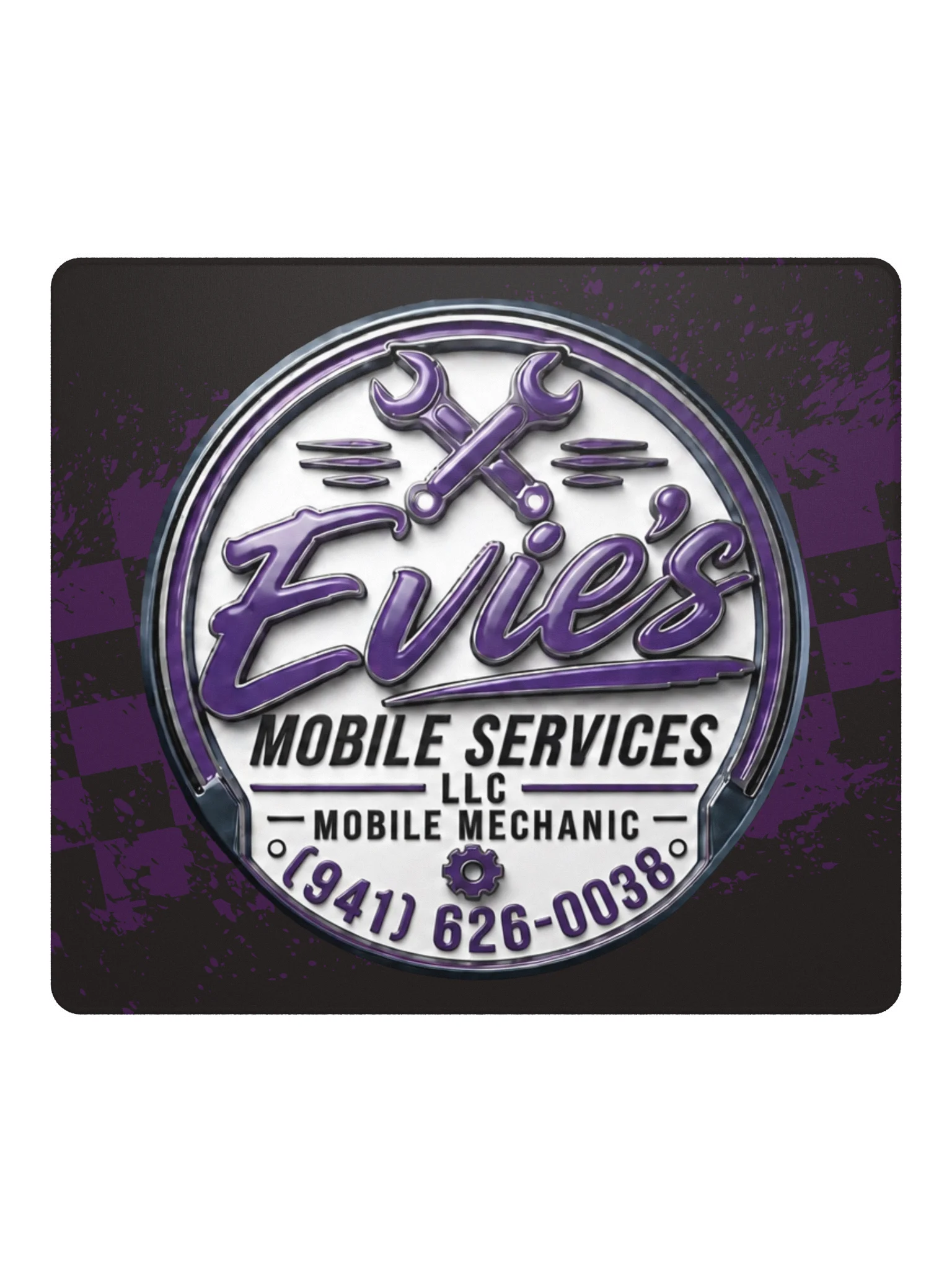 Evies Mobile Mechanic Logo Gaming Mouse Pad product image (2)
