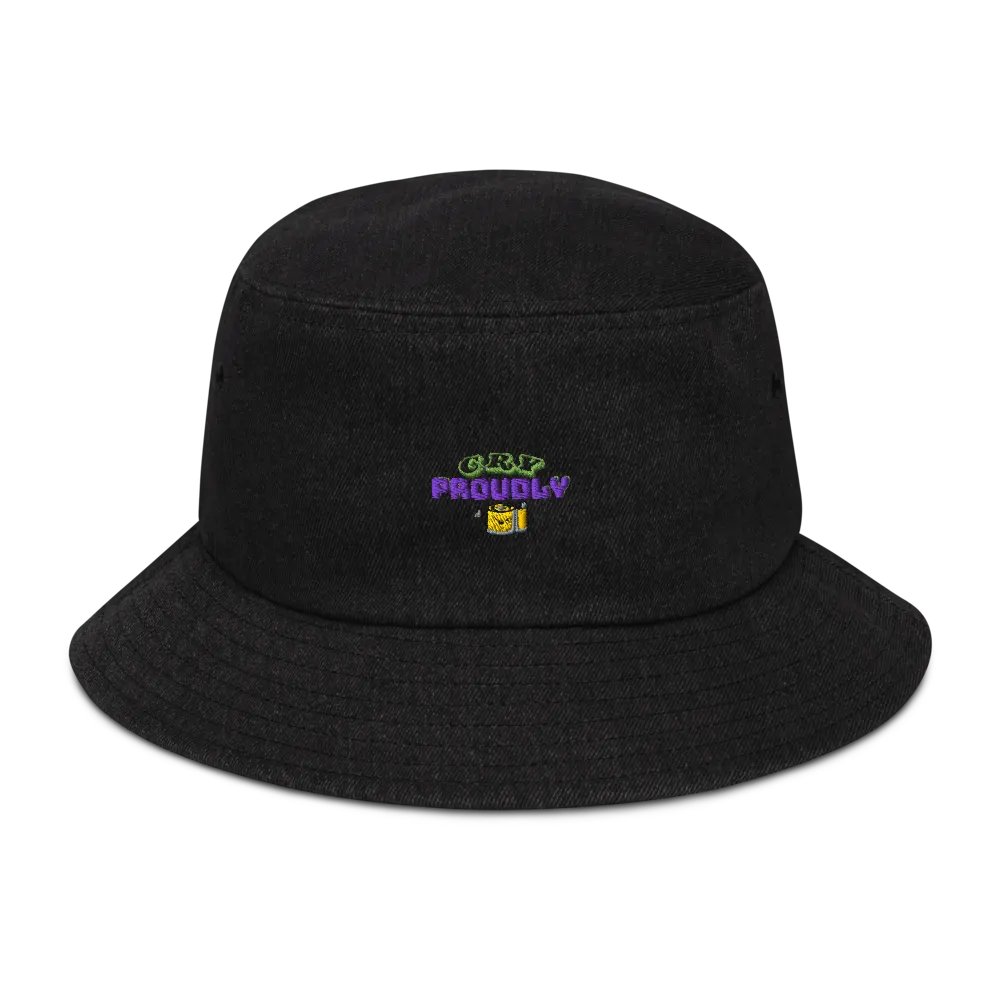 Proudly Bold Denim Bucket Hat product image (1)