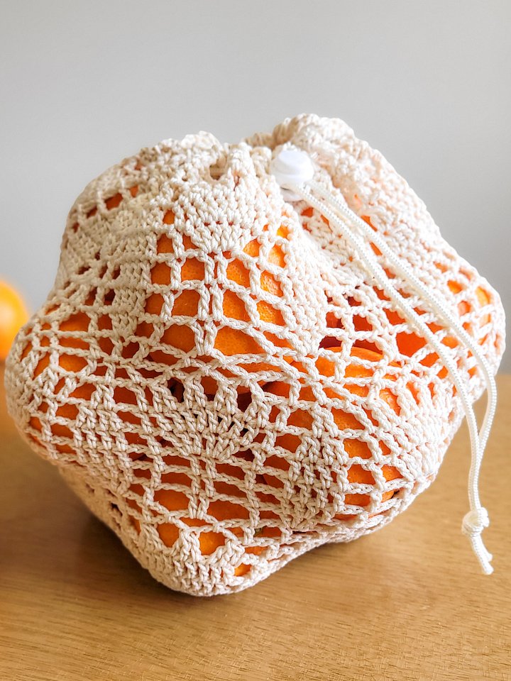 Bellflower Produce Bag Crochet Pattern product image (2)