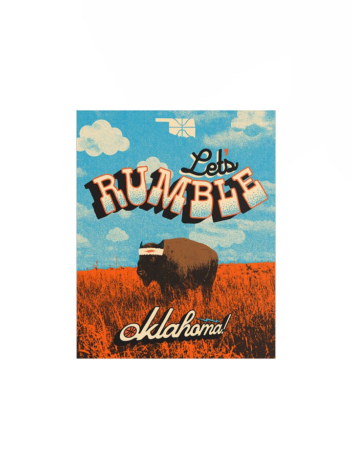 Let's Rumble Art Print product image (1)