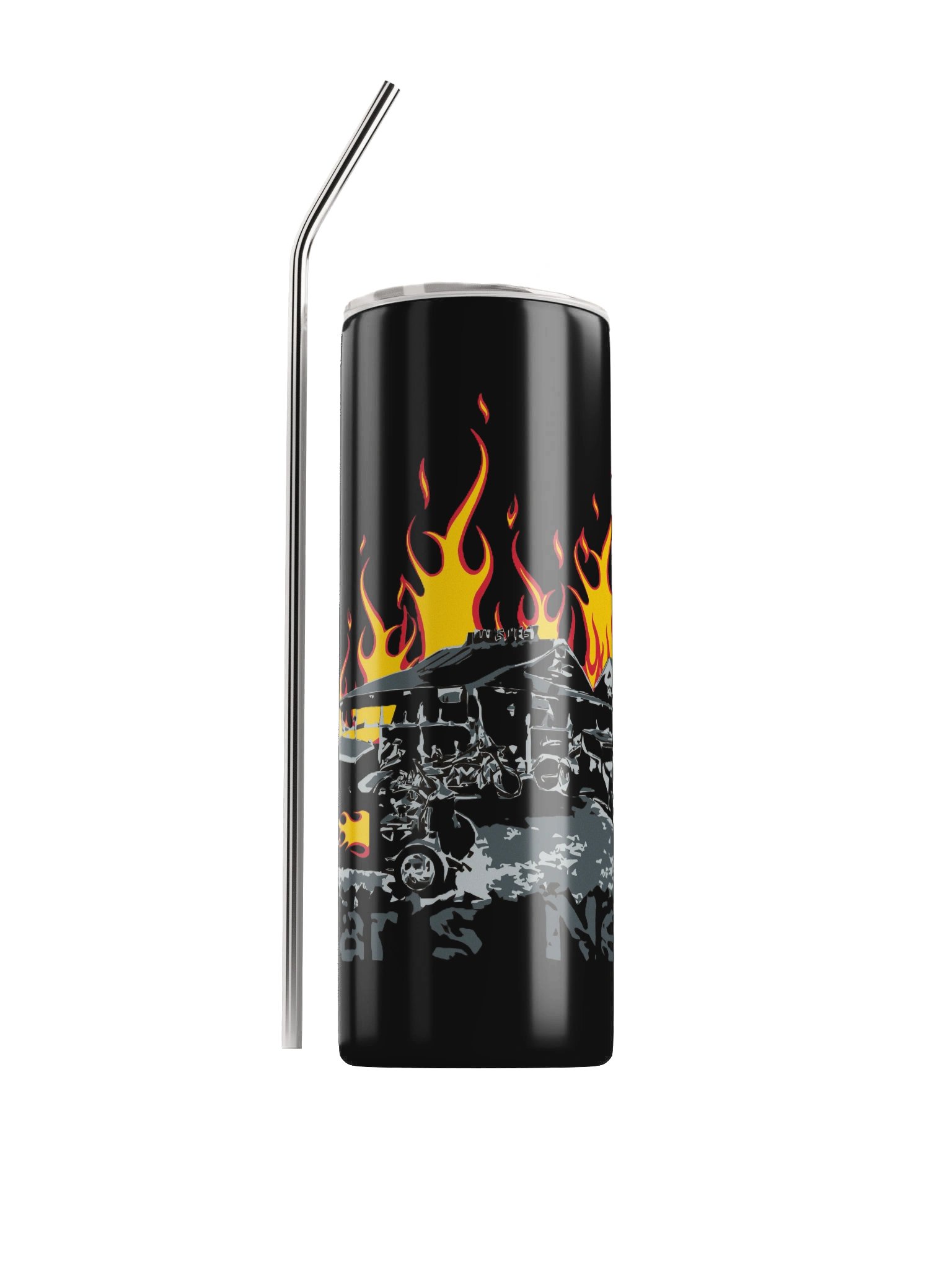 Flaming Roadhouse Stainless Steel Tumbler product image (1)