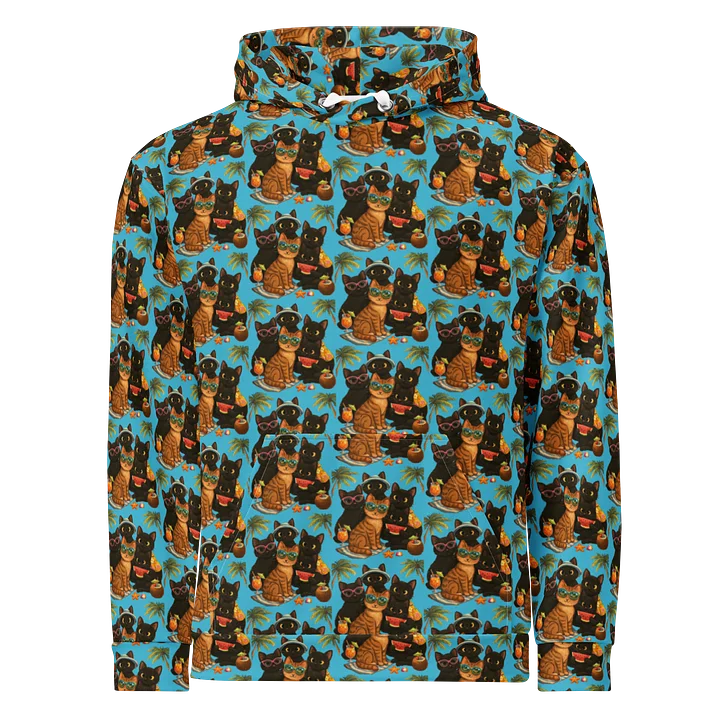 Cat brigade summer Unisex Hoodie product image (1)
