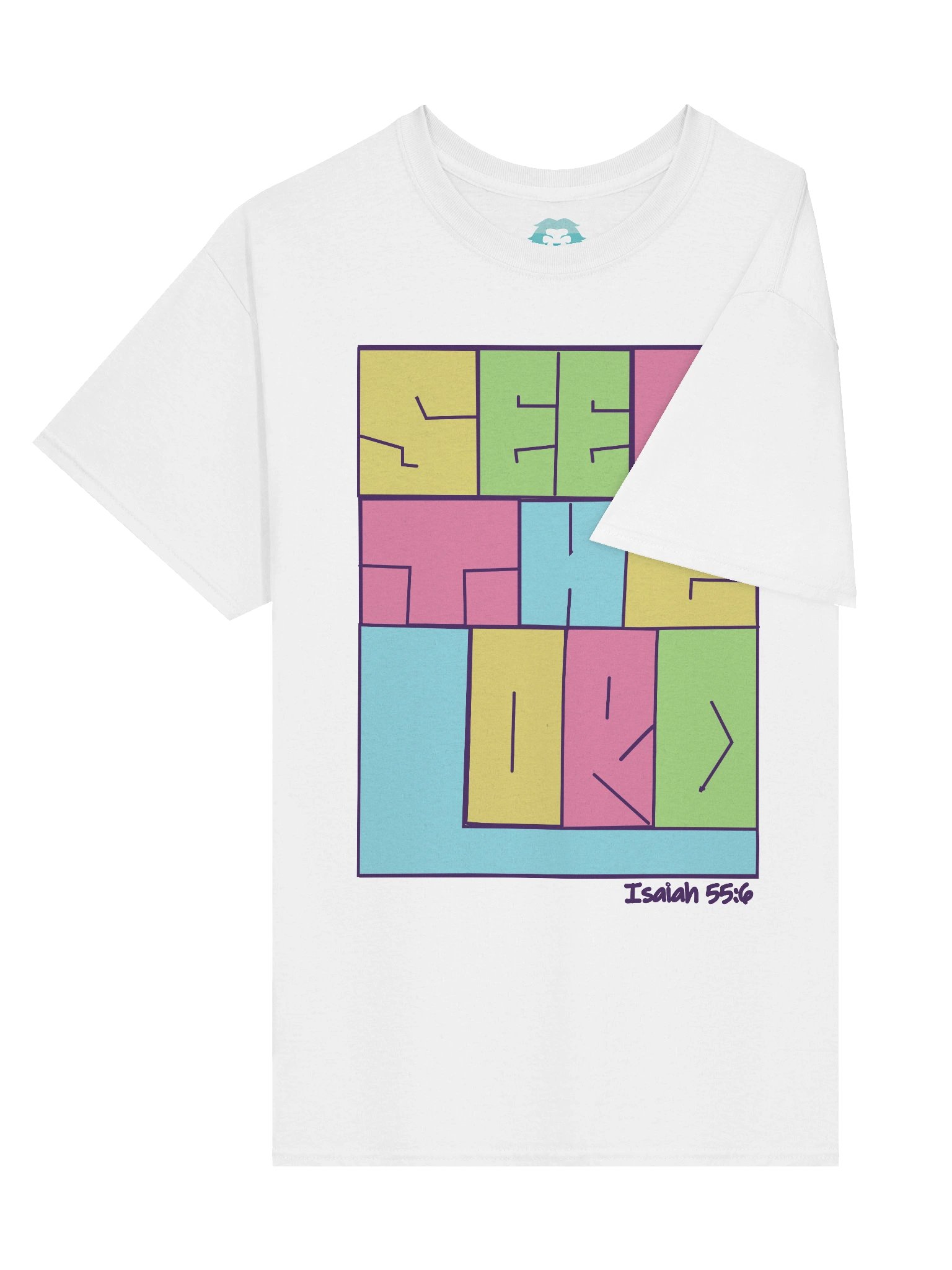 Seek the Lord 90's Block tee product image (3)