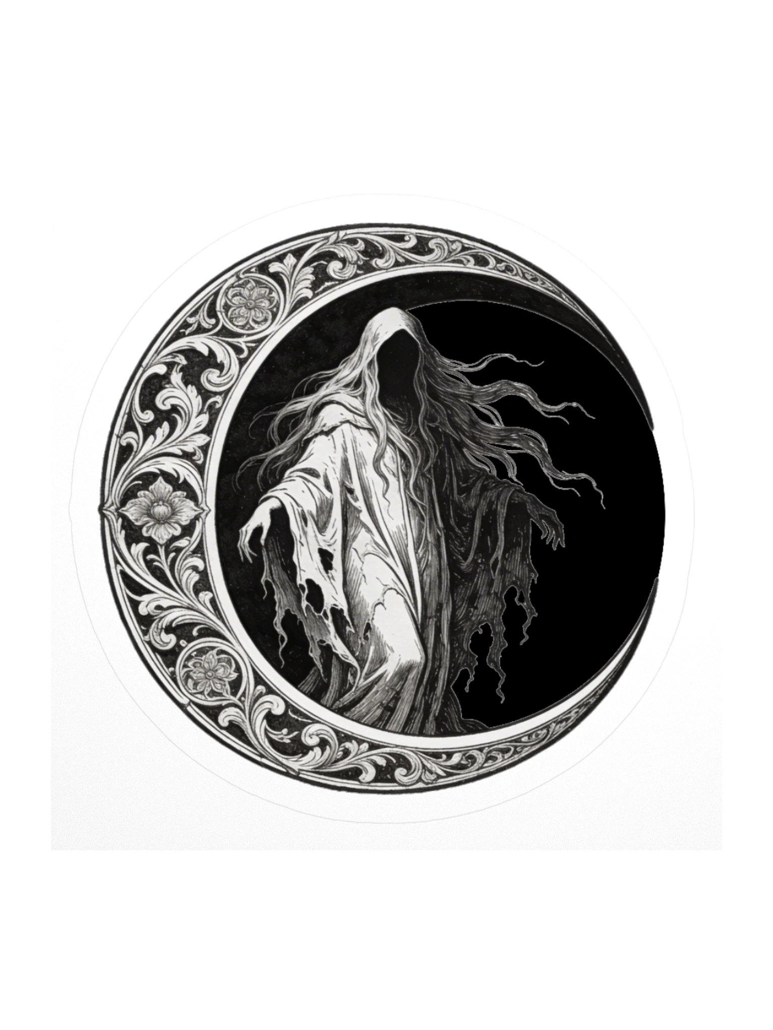 Banshee Moon Spirit Kiss Cut Stickers product image (3)