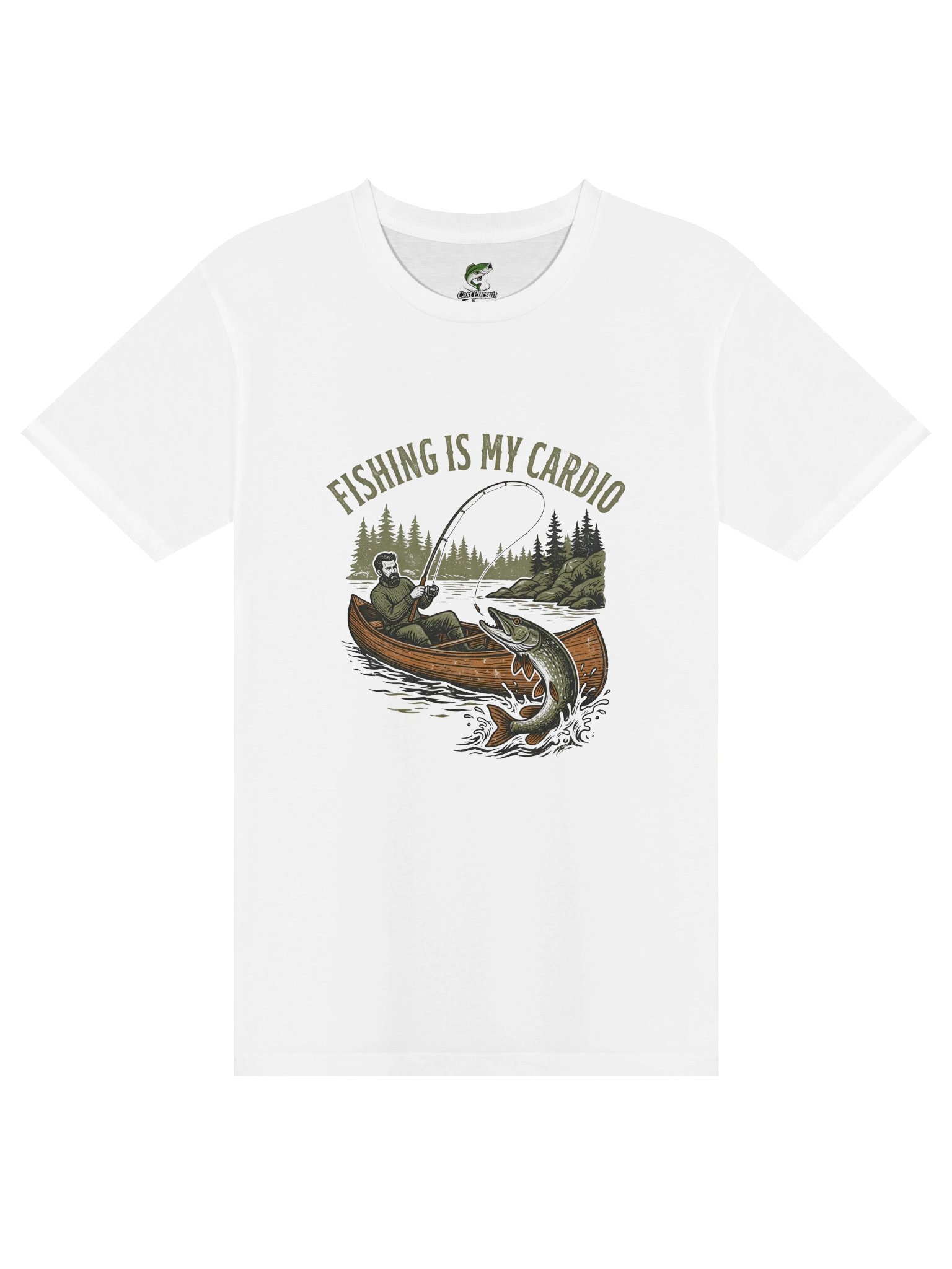 T-Shirt: "Fishing is My Cardio" product image (25)