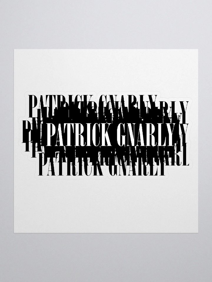 Patrick Gnarly Stamp Sticker product image (1)