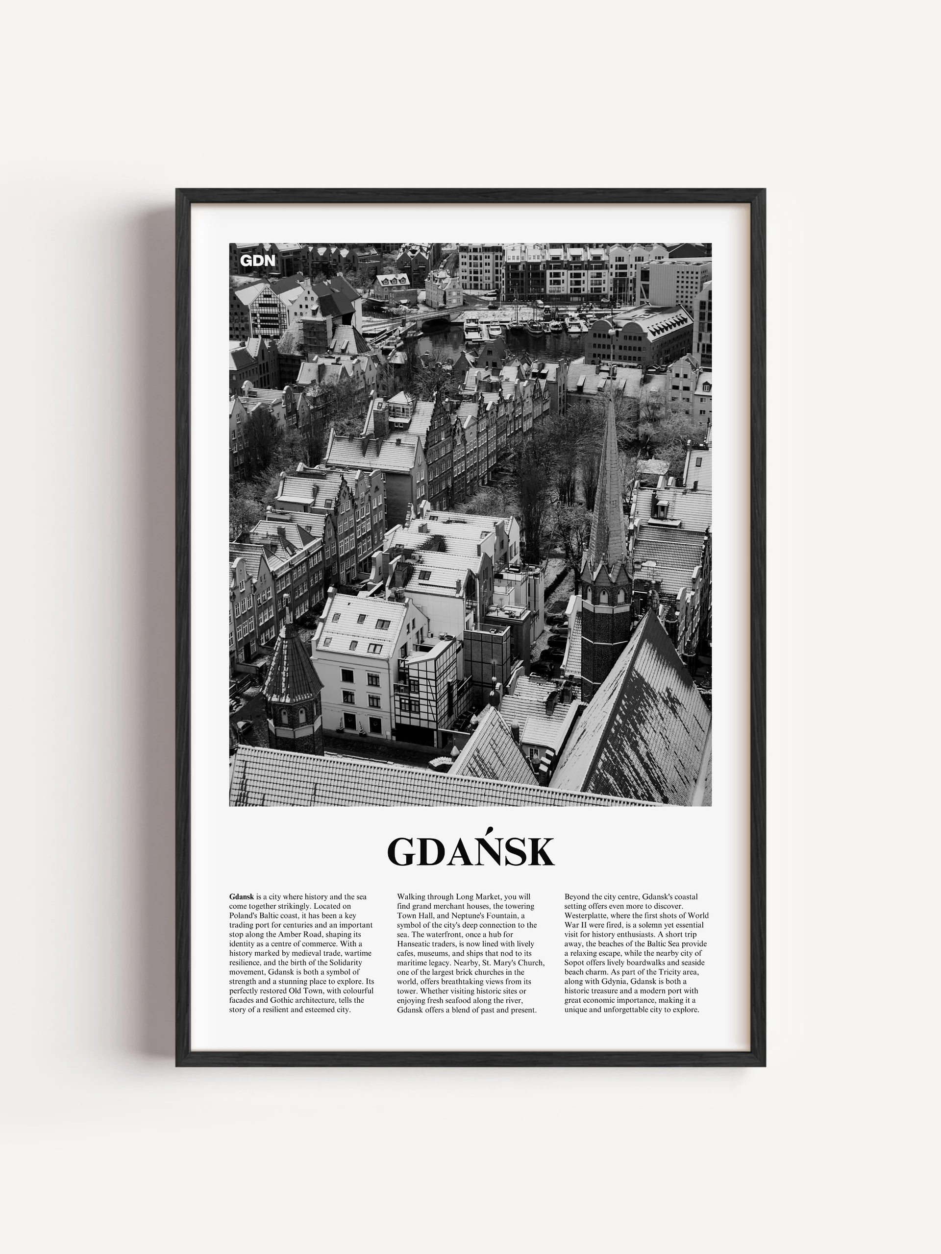 Gdansk 01 Newspaper Poster product image (5)