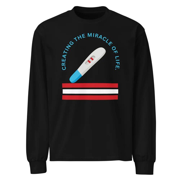 Miracle of Life Pregnancy Test Unisex Long Sleeve Shirt product image (1)