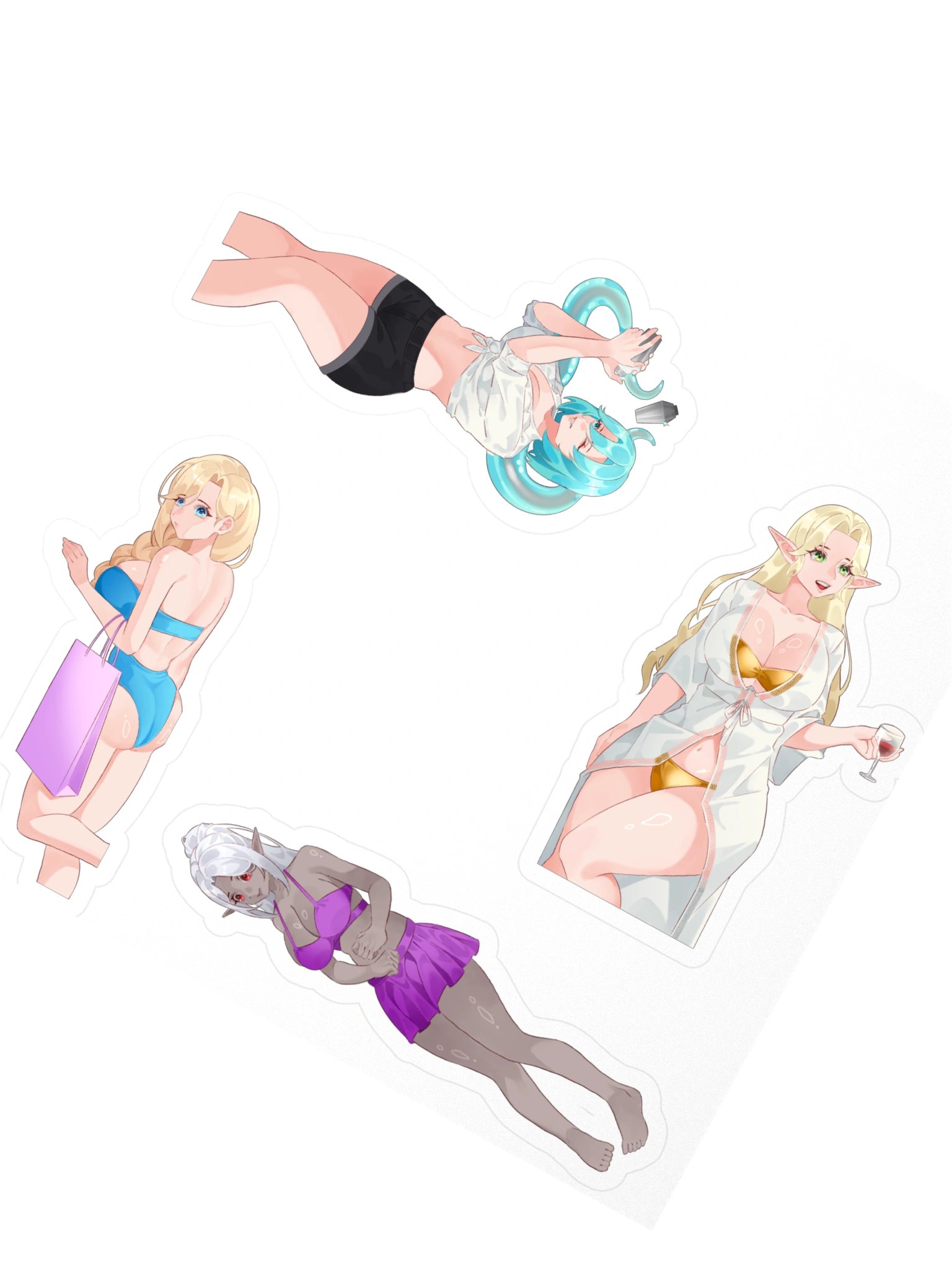 Tavern Summer '26 - Ladies' Vacation - Sticker Sheet 1 product image (2)