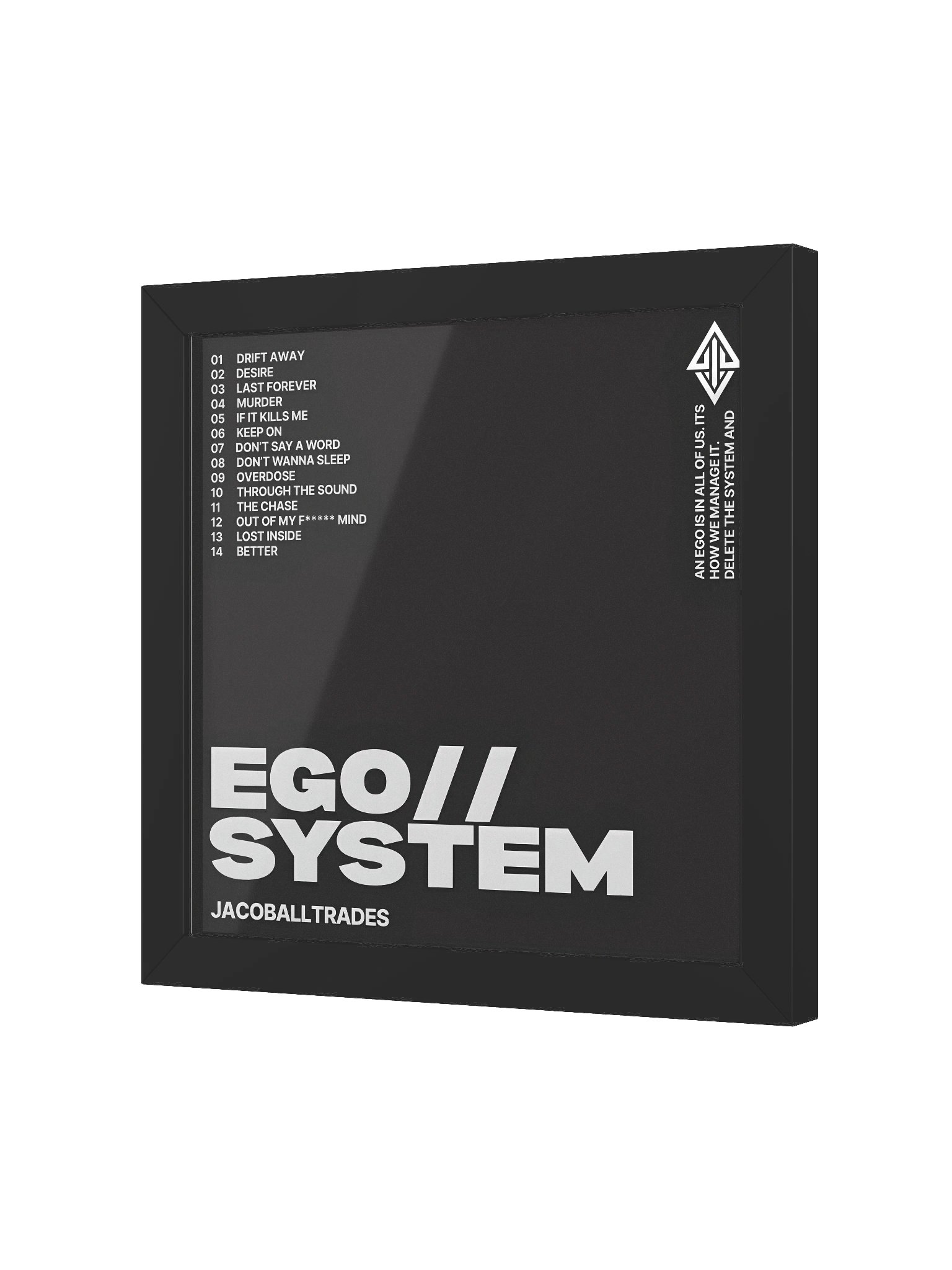 EGO//SYSTEM Track list Poster product image (9)