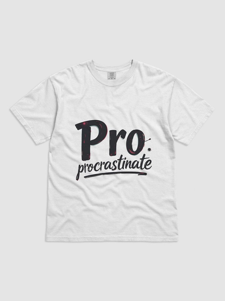 Procrastinate Pro. Heavyweight Tee product image (1)