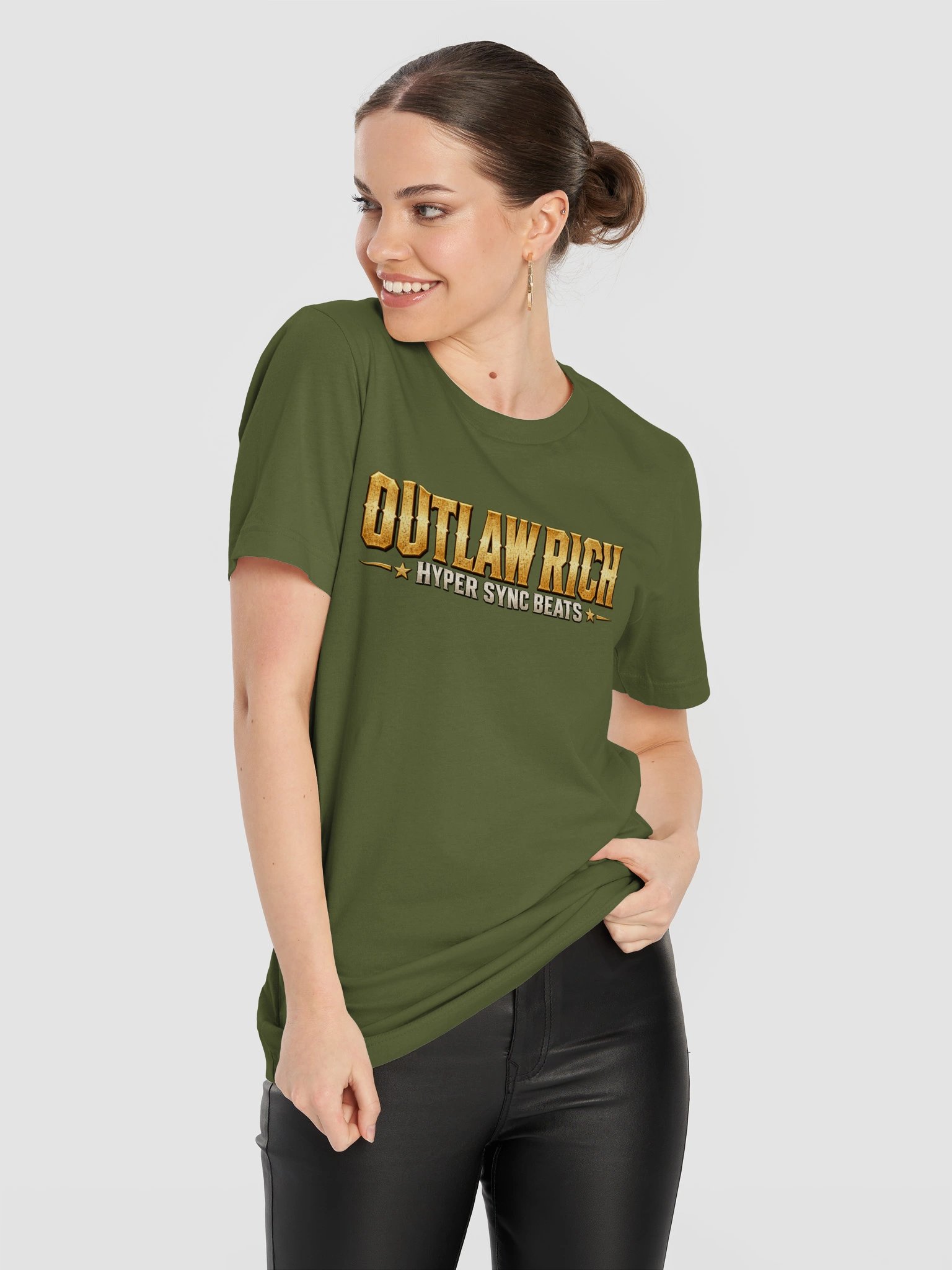 Outlaw Rich — Hyper Sync Beats Unisex Graphic T-Shirt product image (11)