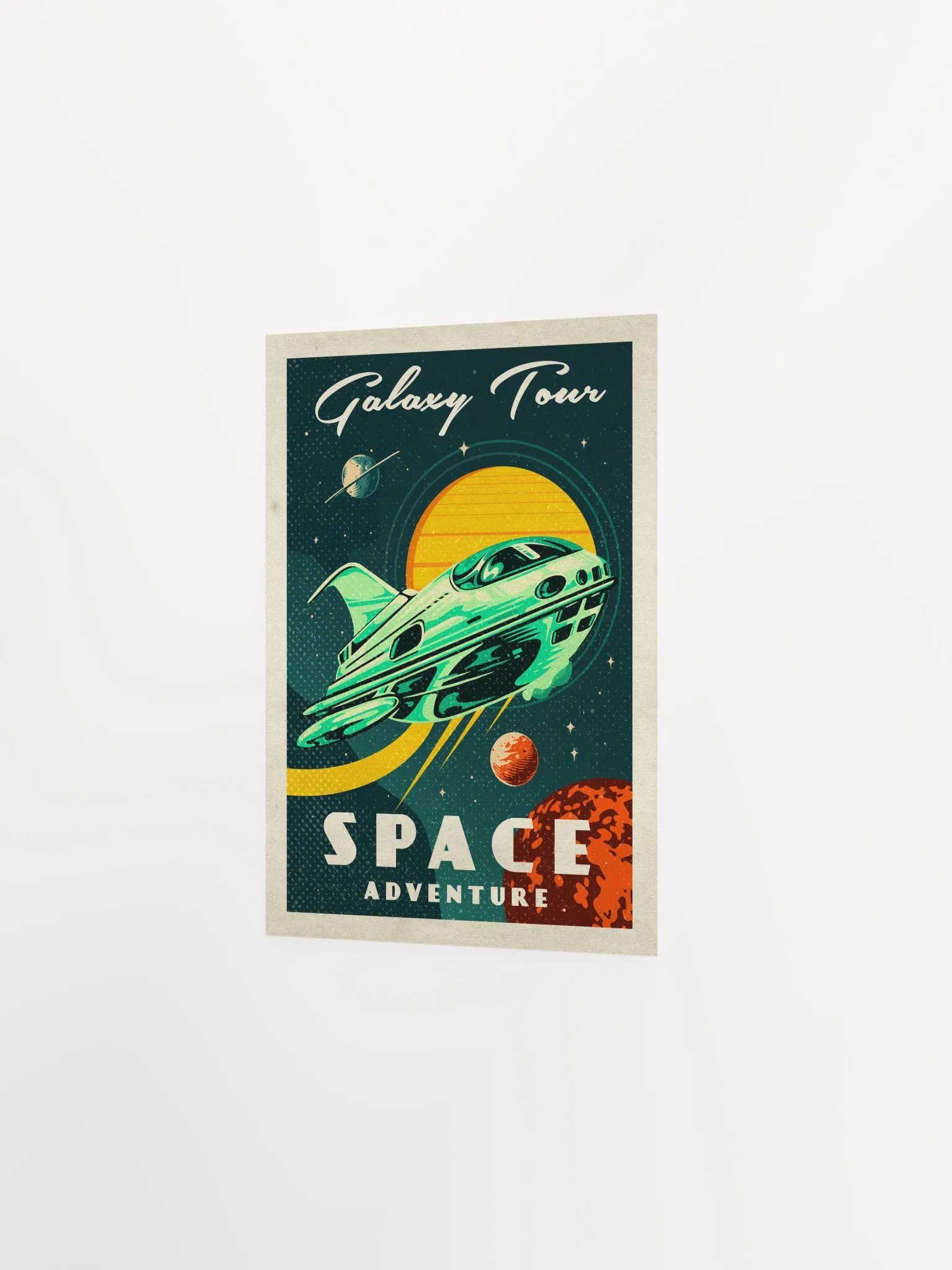 Galaxy Tour. Space adventure — Vintage space poster product image (6)