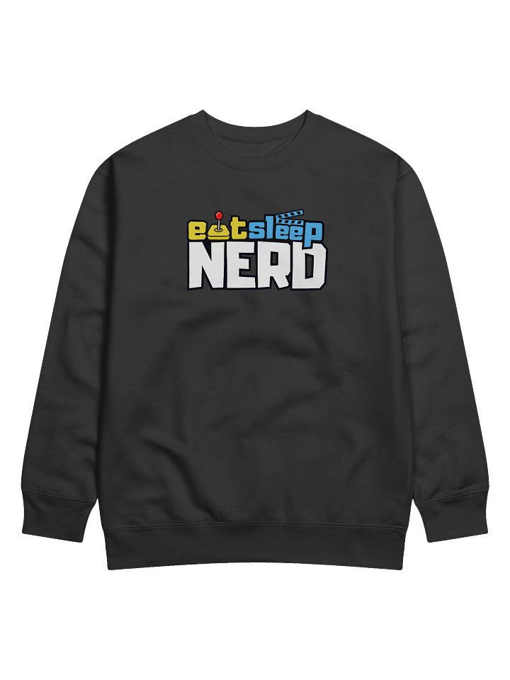 Eat Sleep Nerd logo sweatshirt product image (1)