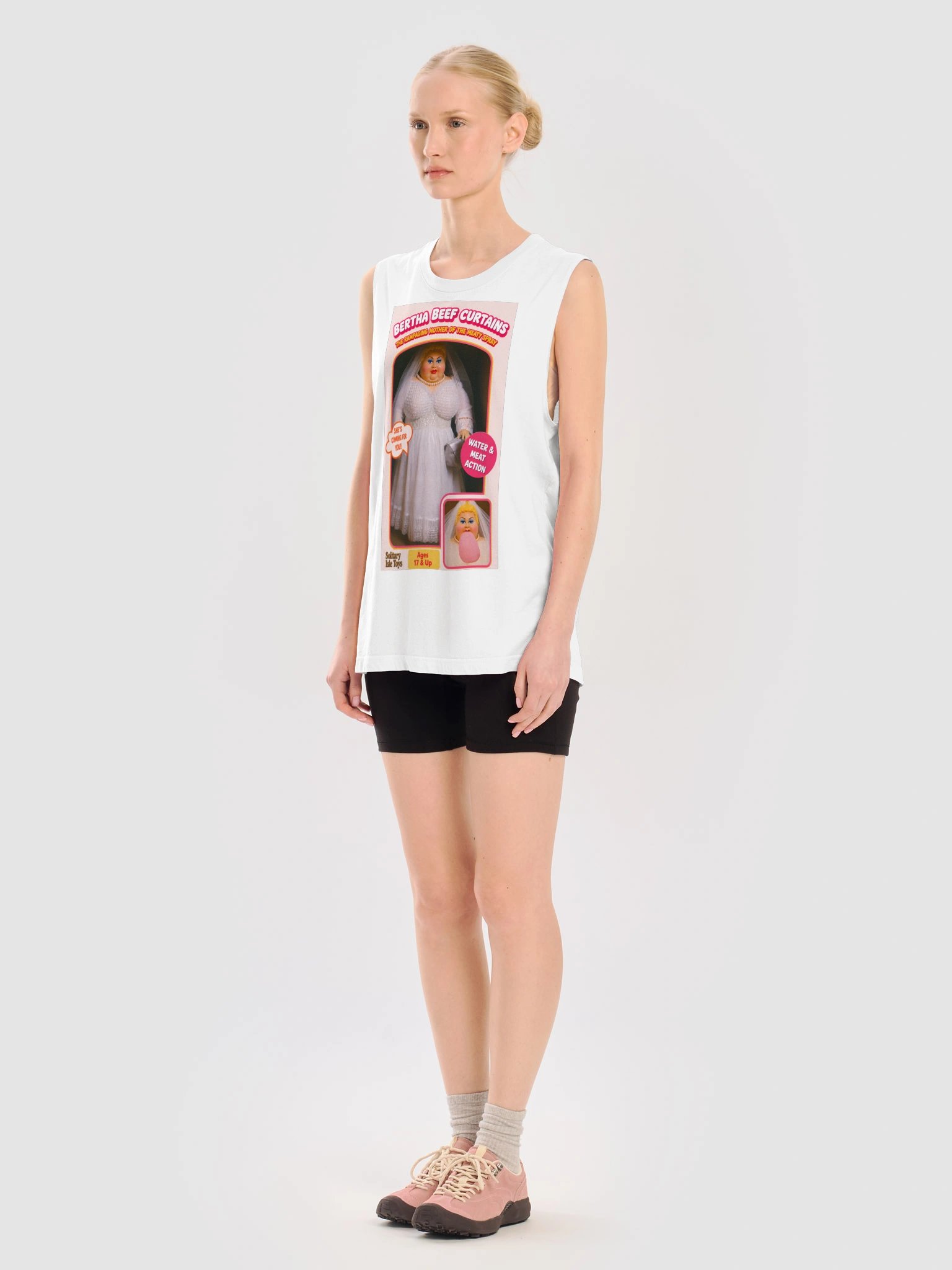 666 Toys | Bertha Beef Curtains | Bella+Canvas Unisex Muscle Tank product image (2)