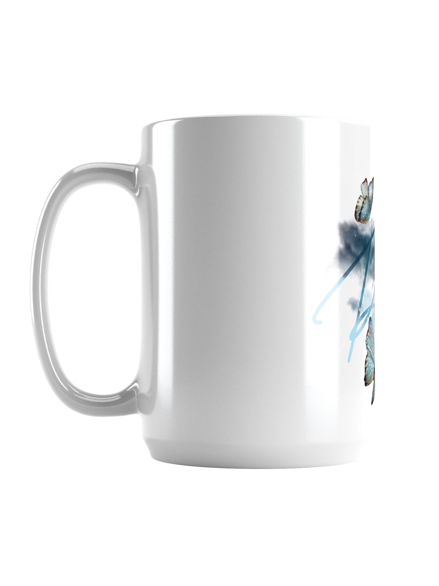 Light Blue~Butterfly Face Mug product image (6)