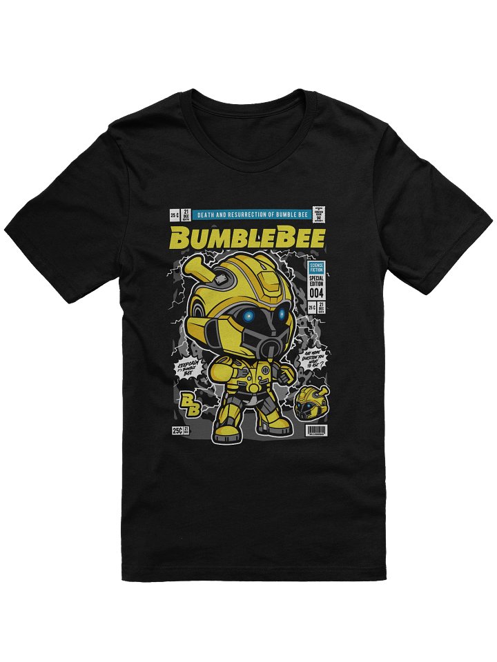 Bumblebee Chibi Robot Comic Book Cover T-Shirt product image (1)