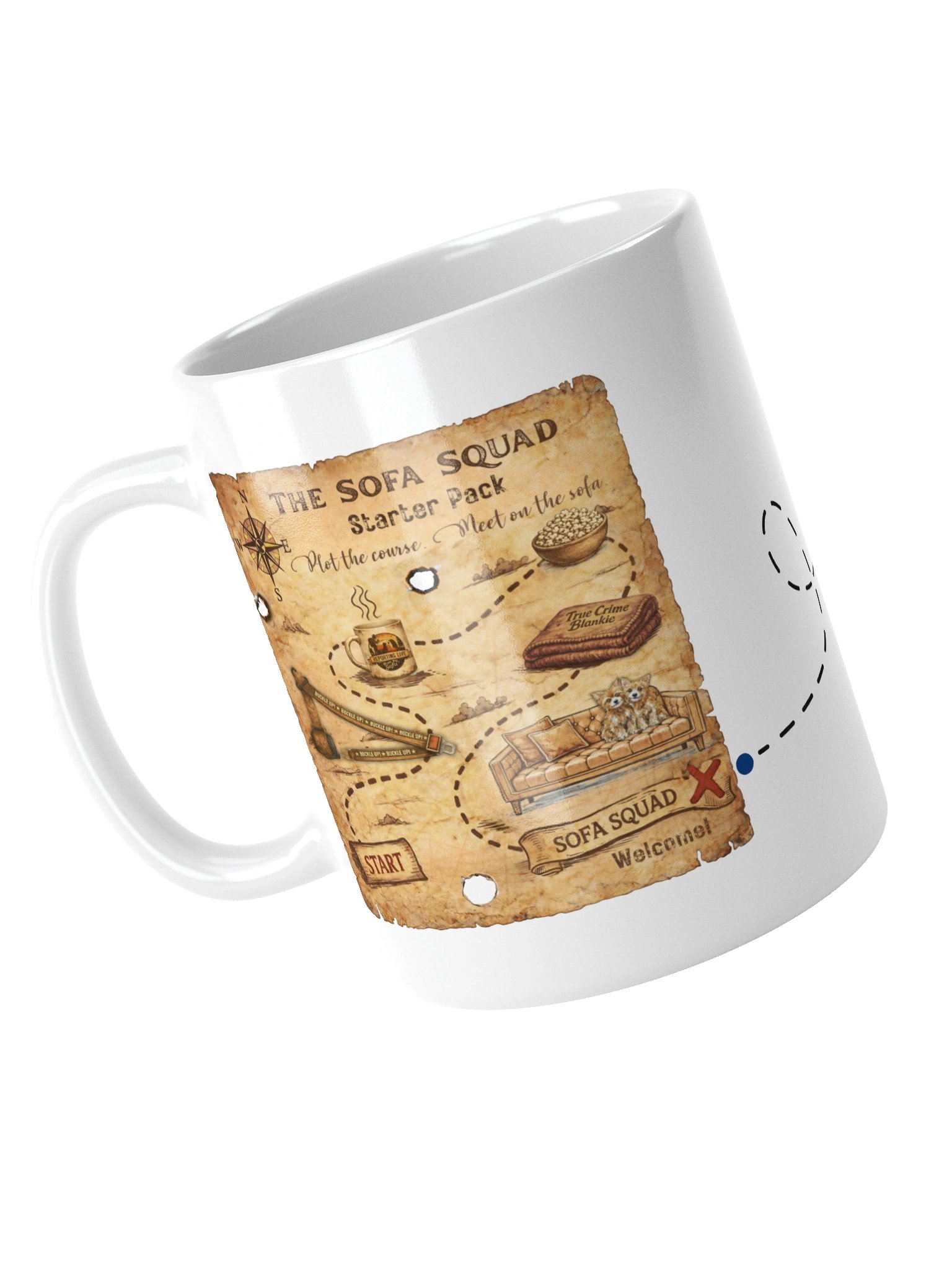 The Sofa Squad Treasure Map Mug product image (14)