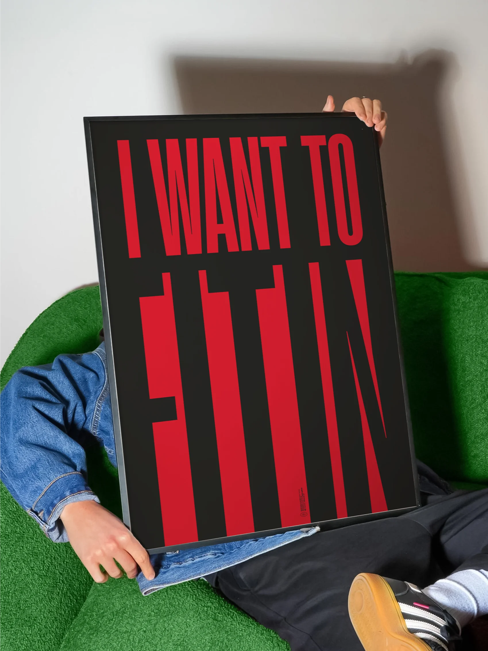 "FIT IN" Framed Poster product image (7)