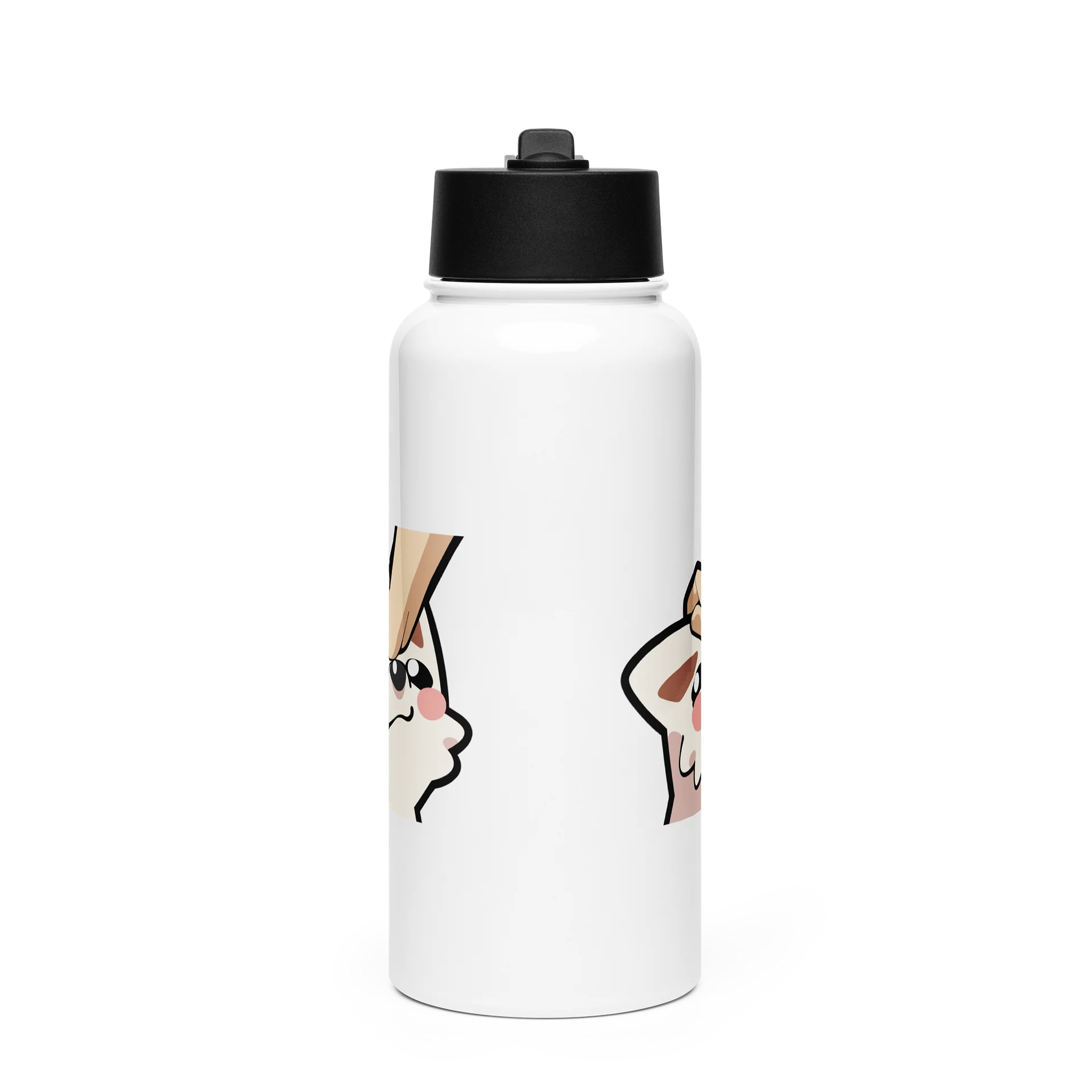 Pats Stainless Steel Water Bottle with a Straw product image (2)