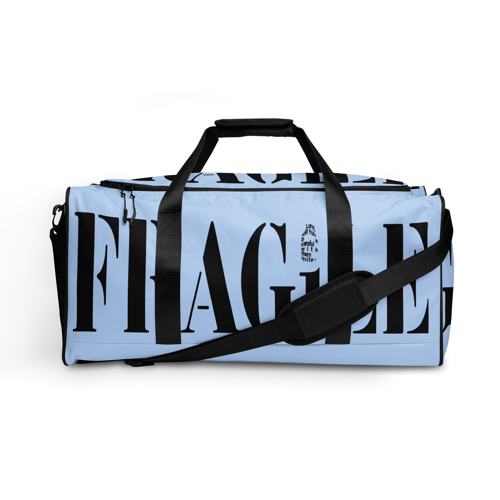 FRAGiLE Ice Blue Duffel Bag product image (1)