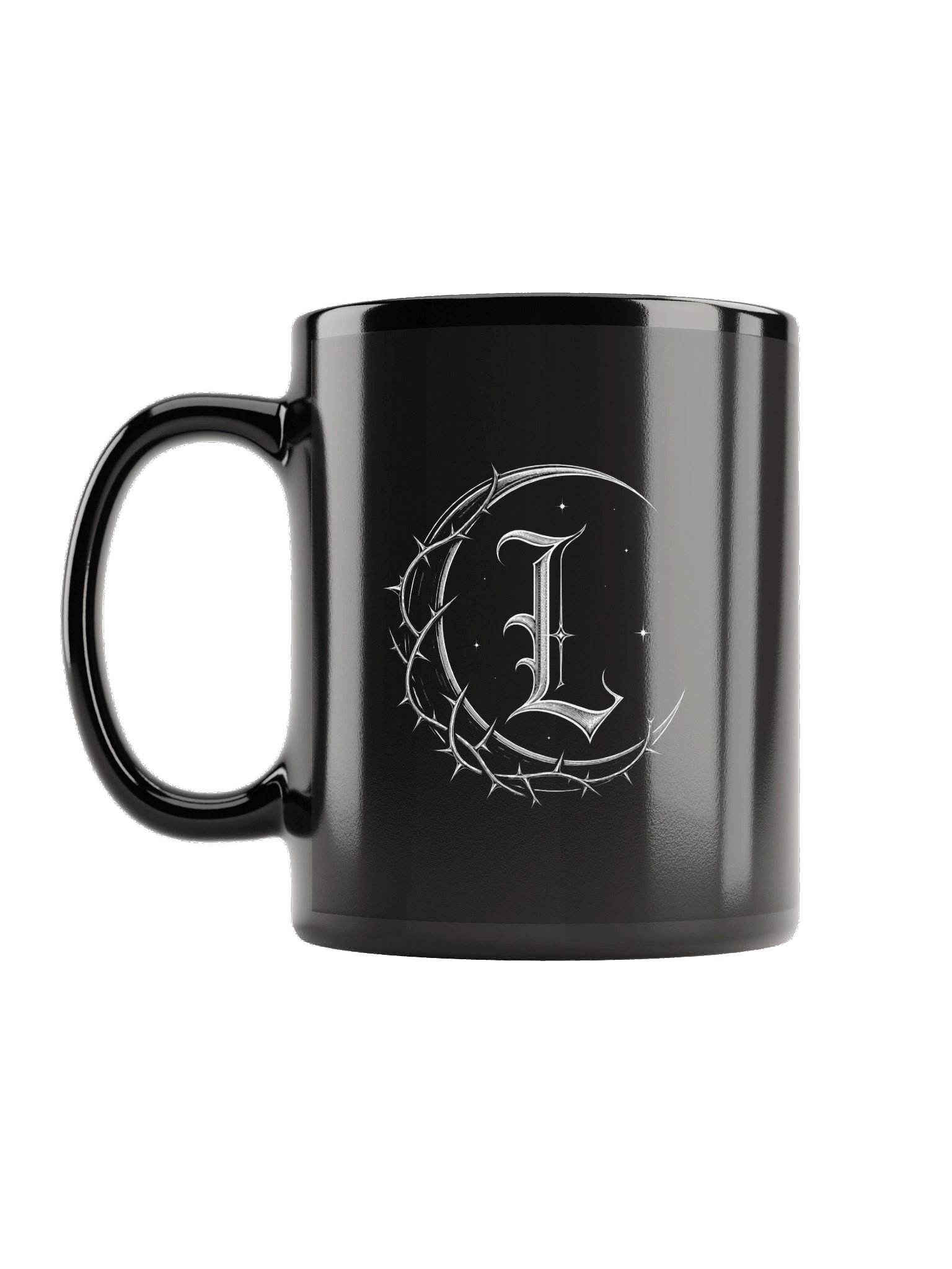 Gothic Moon Emblem Glossy Mug product image (2)