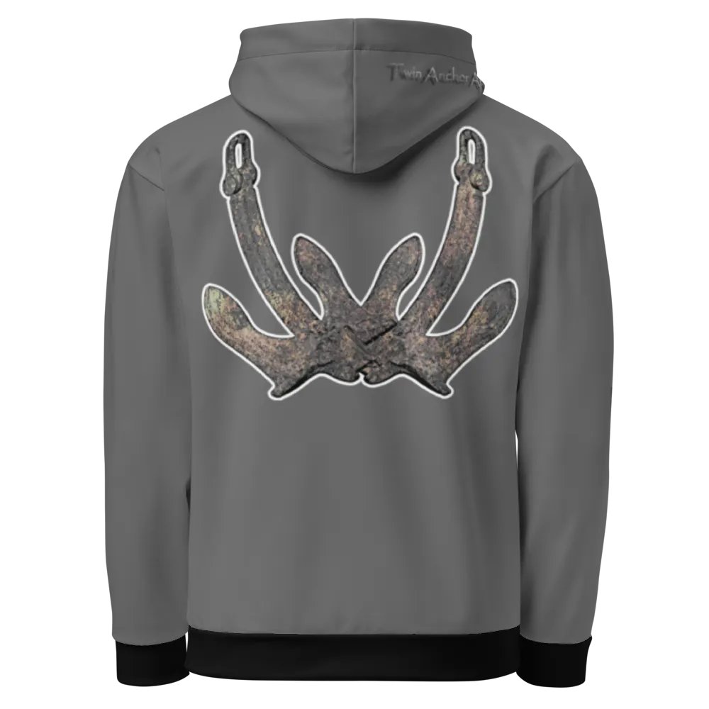 2 Anchor (Gray) – Performance Marine Wear | Twin Anchor Apparel North Current Line product image (3)