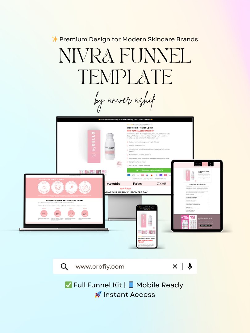 Skincare Funnelish Templates product image (1)