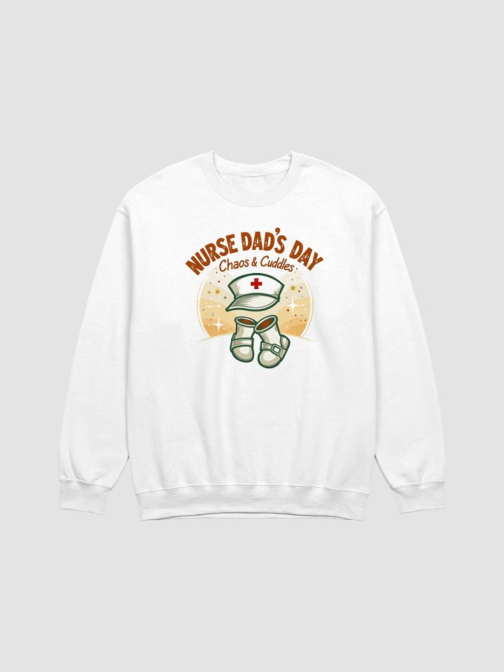 Chaos & Cuddles Nurse Dad's Day Sweatshirt product image (2)