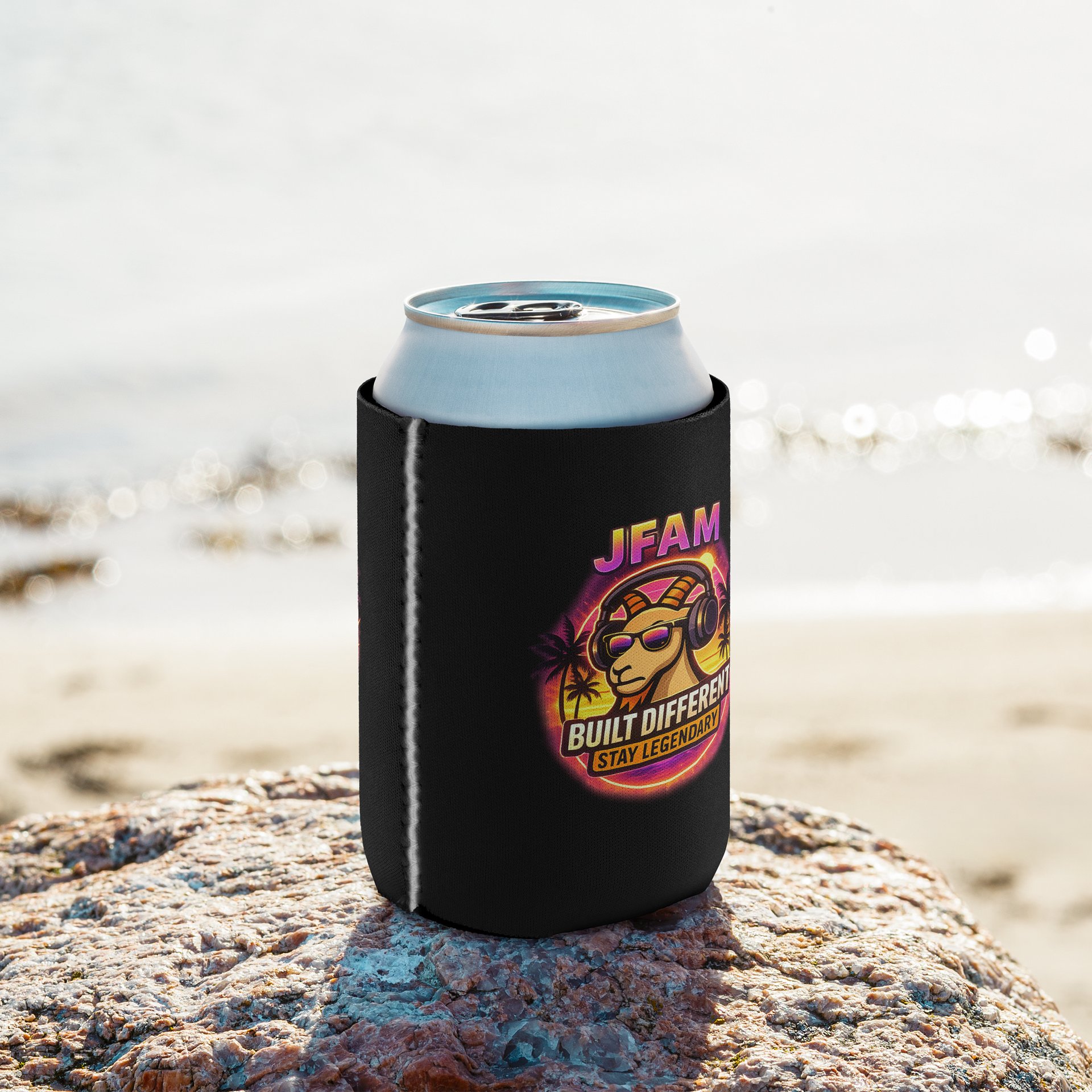 Legendary Beach Goat Coozie Can Cooler product image (9)