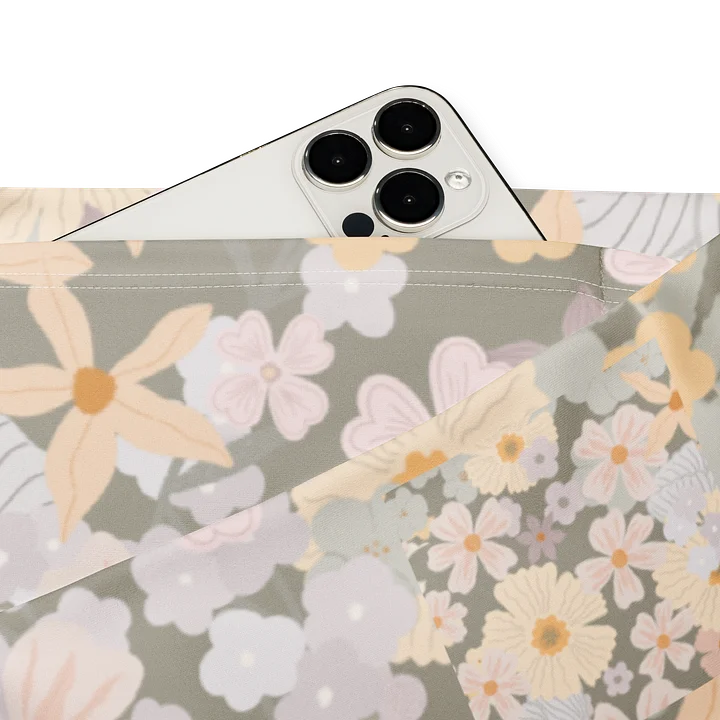 Pastel Cottage Floral Flare Yoga Leggings product image (2)