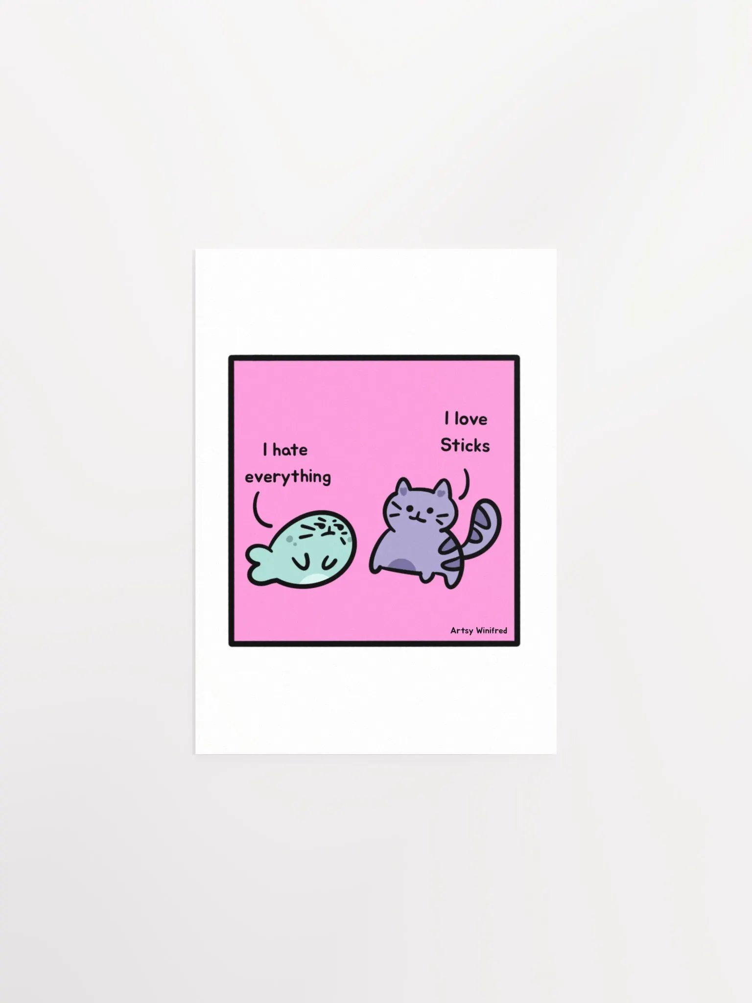 I love sticks Print product image (2)