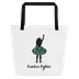 Ovarian Cancer - Fearless Fighter Tote Bag